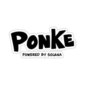 PONKE Logo Stickers