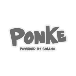 PONKE Logo Stickers