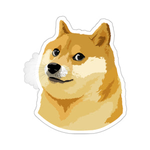 Amuzen DOGE Logo Cut Stickers