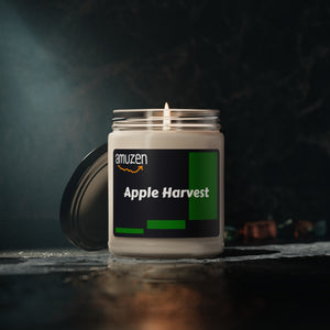 Amuzen Apple Harvest Green Candle, 9oz