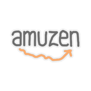 Amuzen Logo Cut Stickers