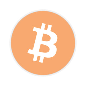 Amuzen Bitcoin Logo Cut Stickers